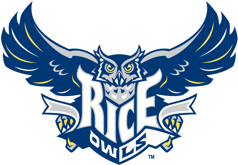 Rice Owls 2003-2009 Primary Logo iron on transfers for fabric
